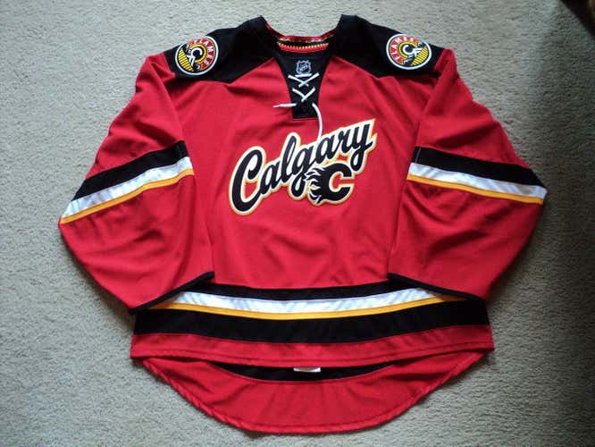 Calgary Flames Alternate Jersey Goalie Cut