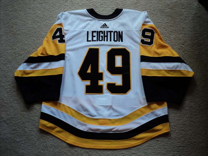 Pittsburgh Penguins Michael Leighton Game Issued Jersey