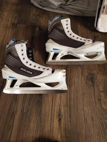 Bauer Reactor 2000 Hockey Goalie Skates Senior Size 7 StepSteel