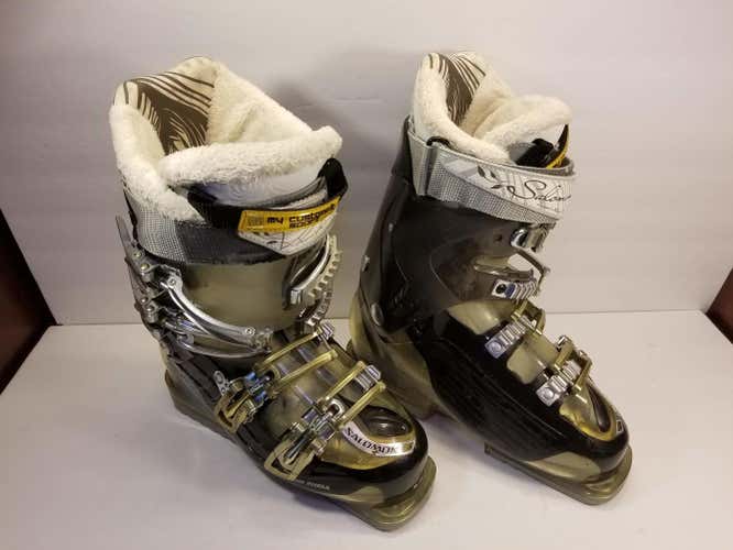 Solomon Energyzer 85 Womans Ski Boots. Excellent Condition Size 23.5