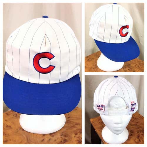 Vintage 90's Chicago Cubs MLB Baseball Dads Root Beer Promo Snap Back Hat