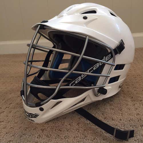 White CPX Chrome Face mask