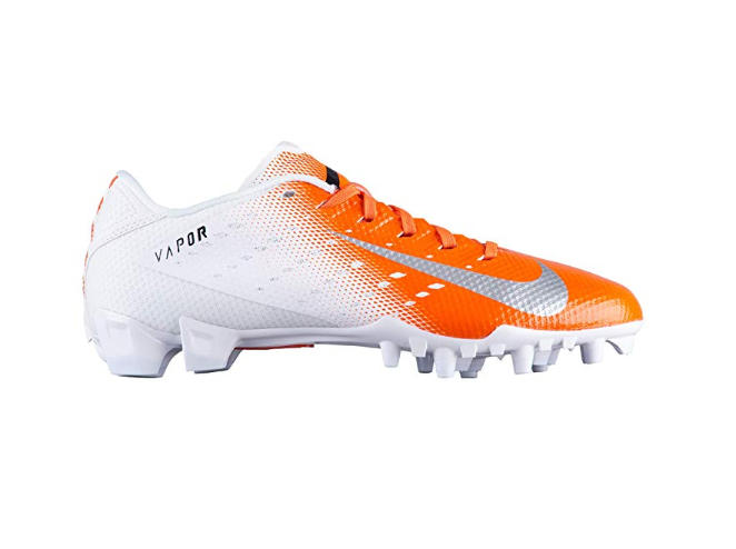 New NIKE VAPOR UNTOUCHABLE 3 Varsity TD Football Lacrosse Cleats Orange/White 917167-108 11.5