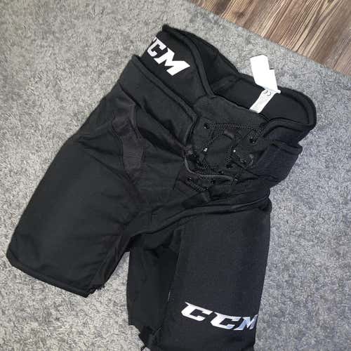 New CCM Black HP32 Senior Medium Pro Stock Pants