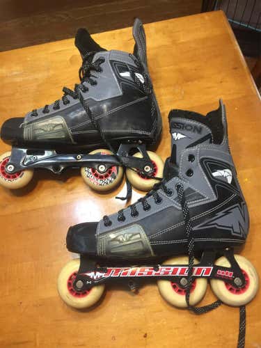 Mission Inline Skates Senior Size 9 Roller Hockey
