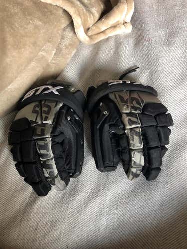STX Shield Goalie Gloves 10” Black (Great Condition)