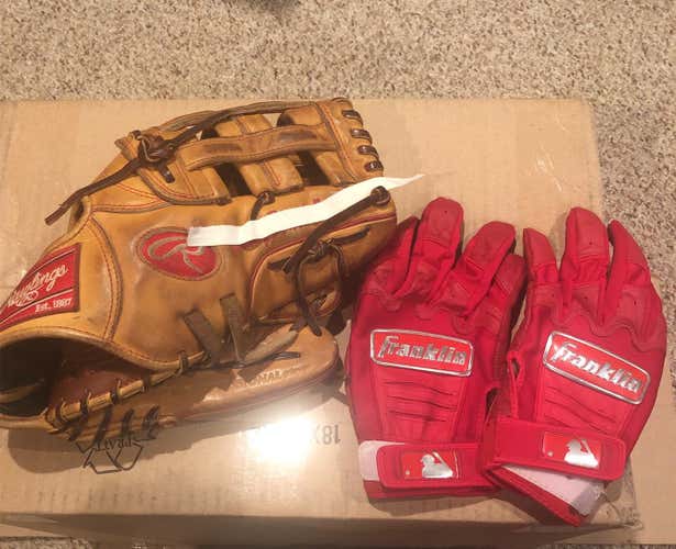 Rawlings ProDJ2 Infield Glove Franklin Batting Gloves