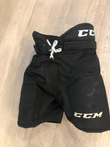 Used CCM HP30 Pants  Pro Stock Hockey Pants Black  (LRG)  CalgaryHitmen (P200)