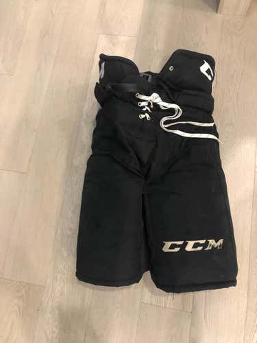 Used small CCM HP30 Pants  Pro Stock Hockey Pants Black ,   (P205)