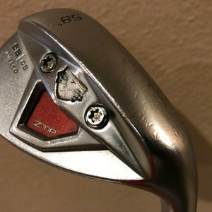 TaylorMade RAC Zip TP 58* 9-b Milled Wedge with Dynamic Gold Stiff Flex 0403