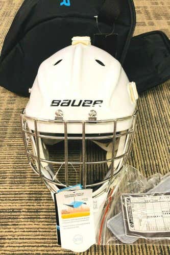 Bauer Profile 950X Senior Goalie Helmet M/L - With Bag and Sweat Bands *New*