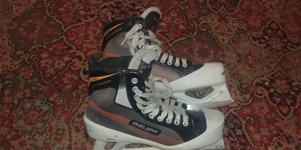 Bauer Performance Hockey Goalie Skates Senior Size 9.5