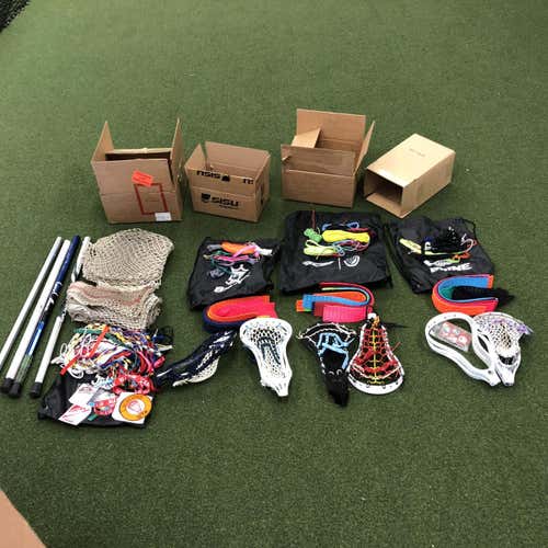 Lacrosse Stick And Mesh Lot