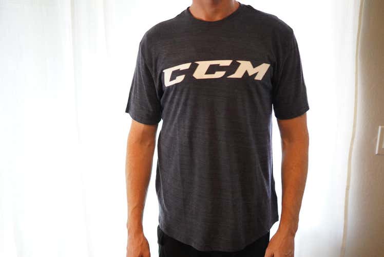 New CCM Shirt Adult Large - Navy Heather