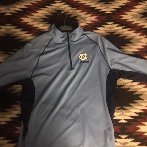 UNC Lacrosse Quarter Zip Adult Large