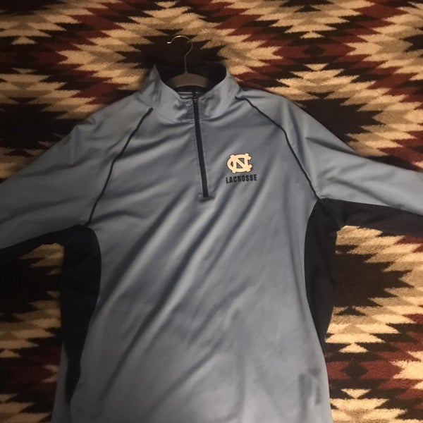 UNC Lacrosse Quarter Zip Adult Large