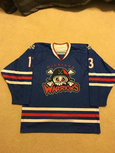 NAHL Michigan Warriors Game Jersey!