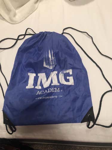 IMG Academy Blue Drawstring Bag
