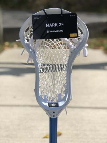 BRAND NEW StringKing Mark 2F Strung with NEW StringKing 4F Faceoff Mesh & Strings