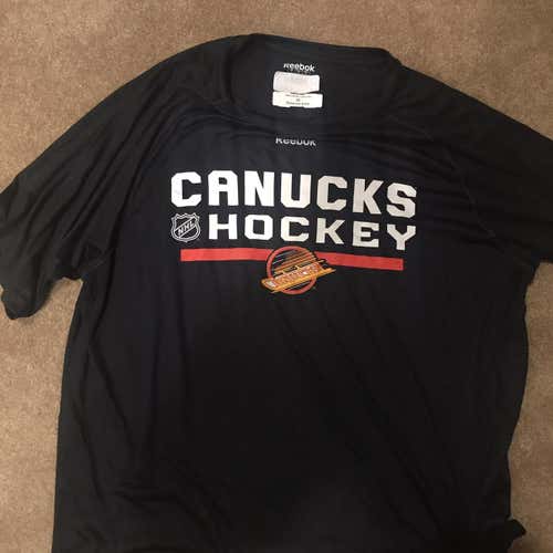 Canucks Skate Speedwick shirt- Large