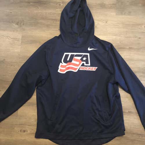 New Nike Team USA Hockey Team Issued Hoodie