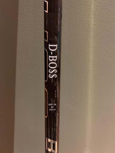 Dylan Larkin (D-BO$$) Used pro stock stick, 82 Flex, left hand.