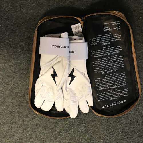 Brand New Bruce Bolt Long Cuff Batting Gloves