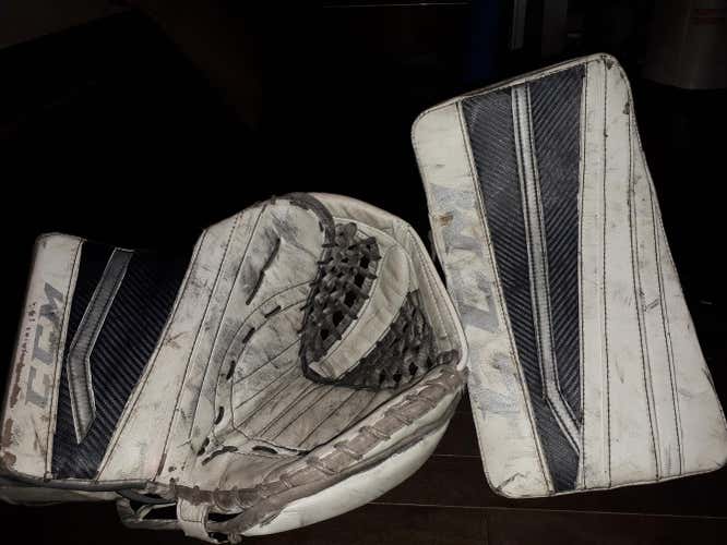 CCM Extreme Flex II  Pro Goalie Gloves & Blockers Regular Senior Pro Stock