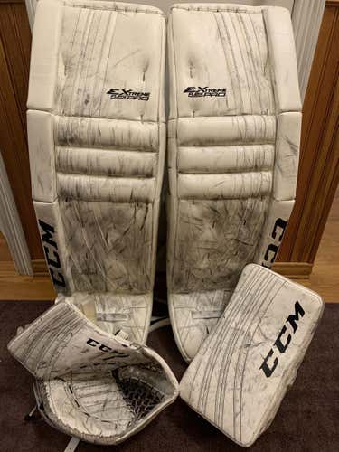 CCM Extreme Flex Pro Goalie Leg Pads Senior Pro Stock