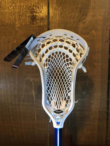 BRAND NEW Maverik Kinetik Head Strung with NEW StringKing 4S Semi-Soft Mesh & Strings