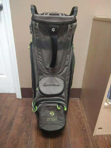 Taylormade Golf Cart Lite Bag 14 Dividers w Raincover Grey/Yellow/Black