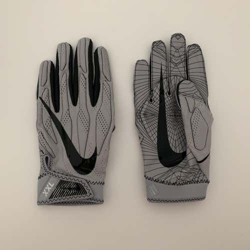 NEW! Nike 'The Opening' Superbad 4 Football Gloves Men's Size XXL Gray/Black