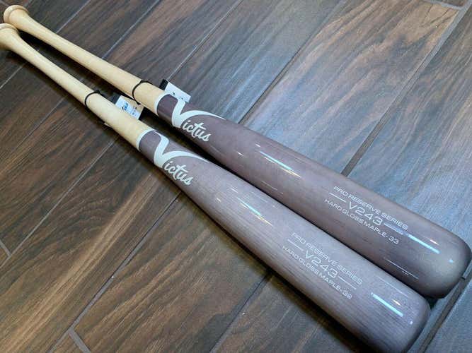 2020 Victus V243 Pro Reserve Series Hard Maple Wood Bat - 33" Cupped End
