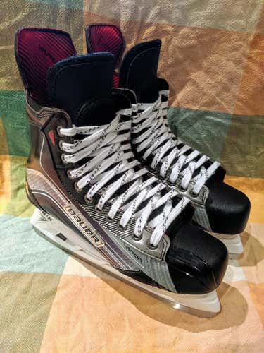 New in Box MALKIN PRO STOCK Bauer Vapor 1X Skates Size 10.25D