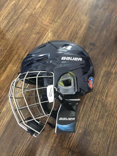 New Bauer Re-Akt Helmet Pro Stock With Cage