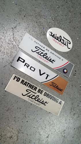 New "old school" Titleist sticker pack