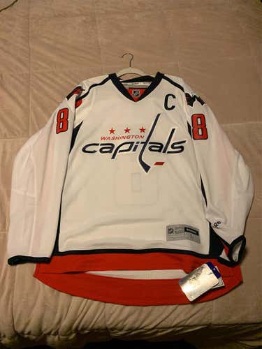 New Ovechkin away Capitals Premier Jersey - Large