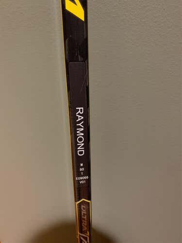 New Mason Raymond Pro Stock Ultra Tacks Hockey Stick, 80 Flex, Lefty, Mid