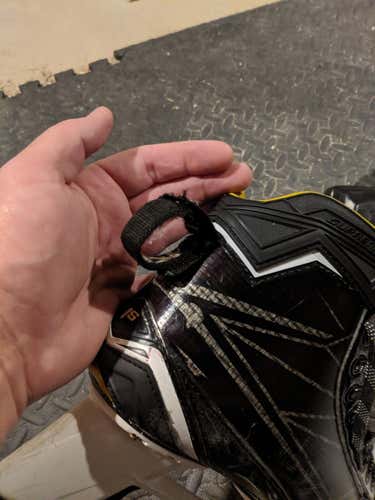 Bauer Supreme 1S Hockey Goalie Skates Senior Size 9.5 EE w/Tydan and retail steel