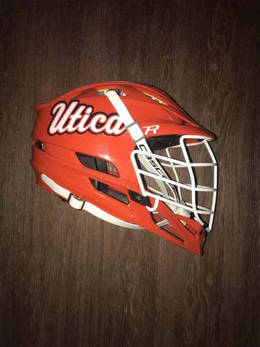 Brand New Orange Utica R Helmet