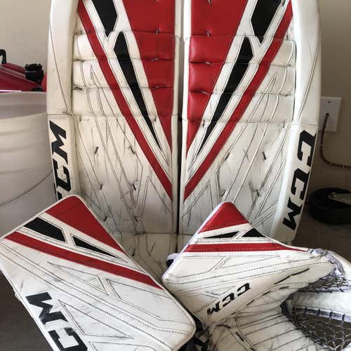 CCM Eflex 4 Extreme Flex 4 Goalie Full Set Ottawa Pro Stock