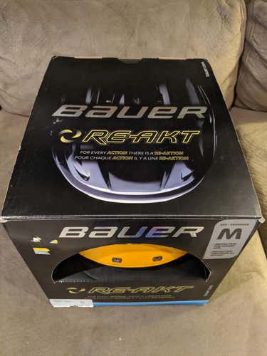 Bauer Re-Akt Helmet Pro Stock Yellow
