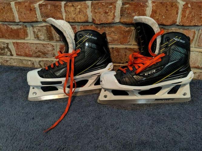 CCM Tacks 4092 Hockey Goalie Skates Senior Size 7.5