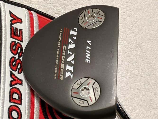 ODYSSEY V-LINE TANK CRUISER 46" ARM LOCK PUTTER W MATCHING HEAD COVER