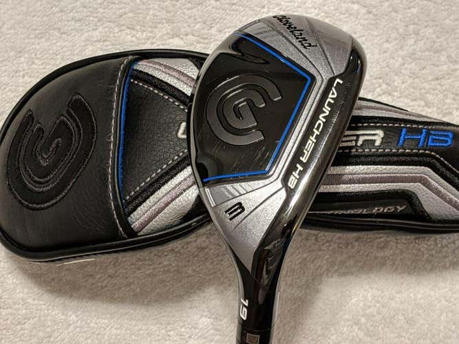 CLEVELAND LAUNCHER HB 3 19* HYBRID W MIYAZAKI 6S STIFF FLEX SHAFT MCC +4 GRIP