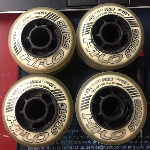 HiLo Static Inline wheels 8 qty