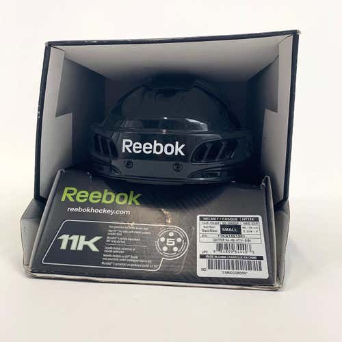 Brand New | Black Reebok 11K Helmet | Senior Small
