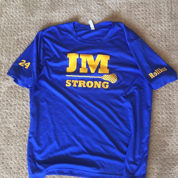 JM Strong Rollins Lacrosse Shooter Shirt Dri Fit