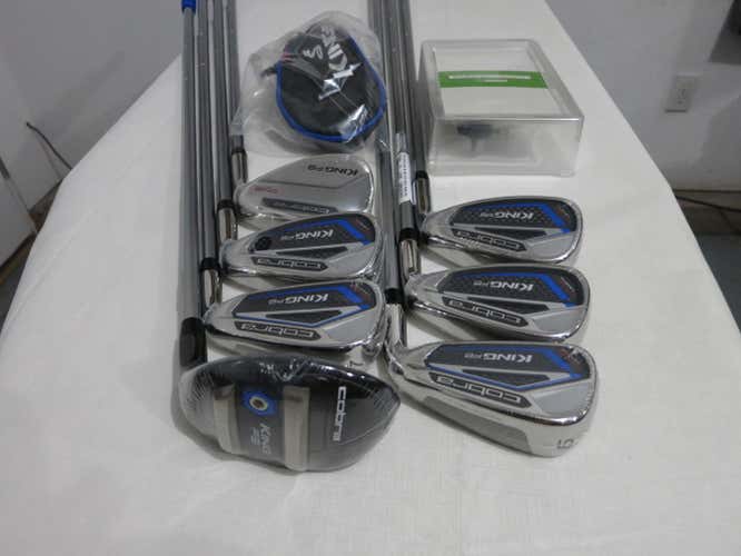 Cobra King F8 One Length OL Iron Set - 5H, 6-PW, GW - Regular Graphite - NEW
