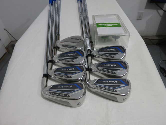 Cobra King F8 One Length Iron Set - 5-PW, GW - Regular Flex Steel - NEW